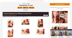 Desktop Screenshot of clubvanessacruz.com